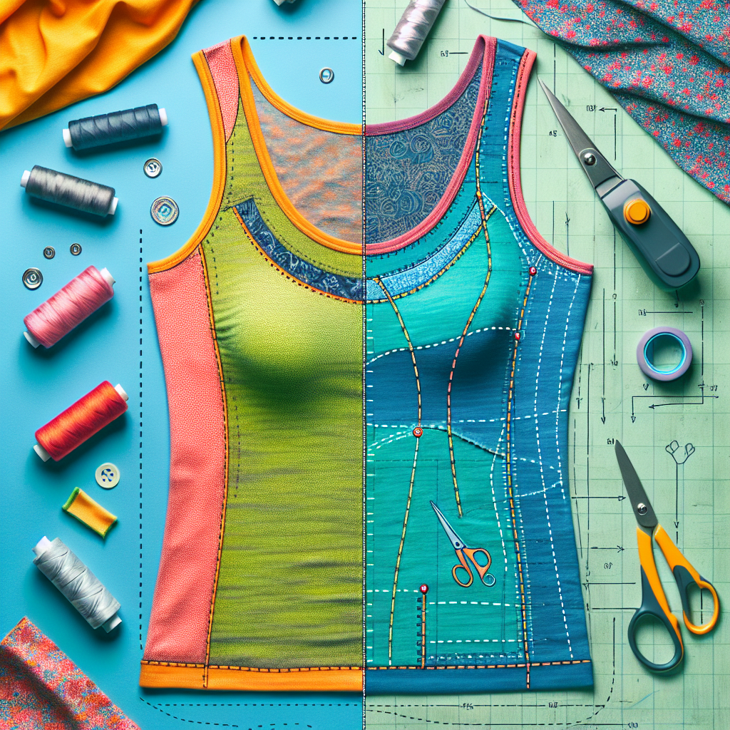 How to Combine Neckline and Armhole Facings for the Perfect Summer Tank Top