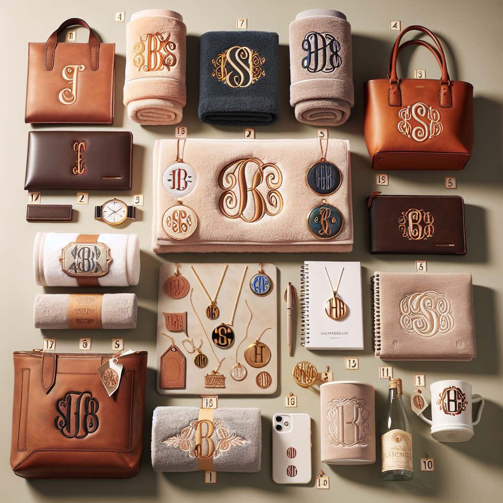 Personal Touch: Unique Monogram Gift Ideas with First Trim Embroidery