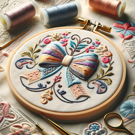 Transform Sweaters with Trendy Side Seam Appliqué Bows: A Step-by-Step Embroidery Guide from First Trim