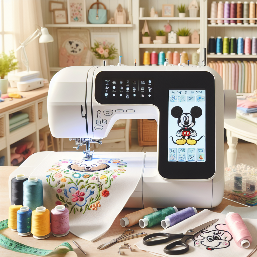 Brother NQ3600D Disney Embroidery Machine Review: Perfect for Disney Fans and Creative Projects