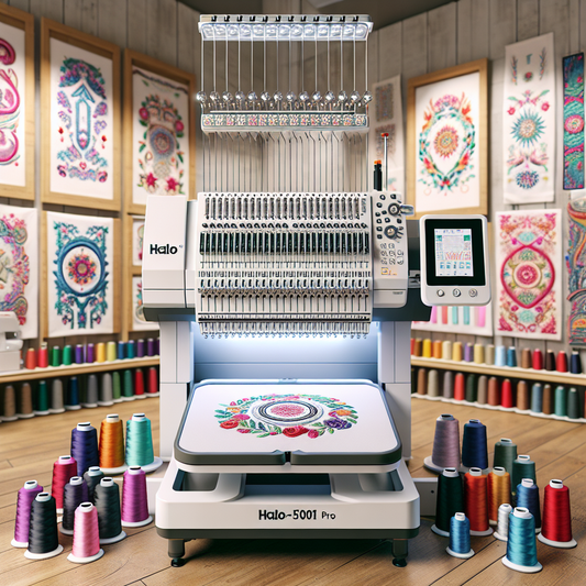 Elevate Your Embroidery Business with the Halo-1501 Pro's Advanced Features