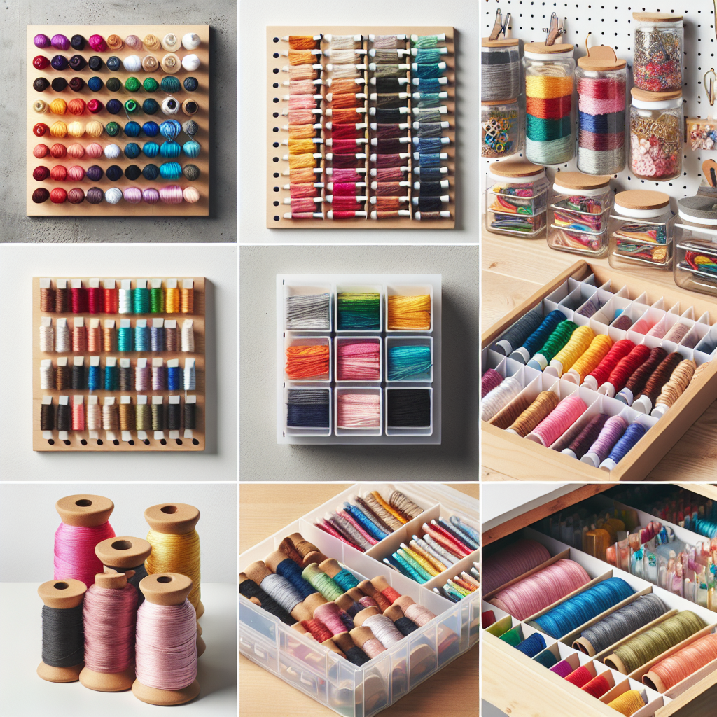 Top Embroidery Thread Storage Ideas for a Neat Craft Space – First Trim